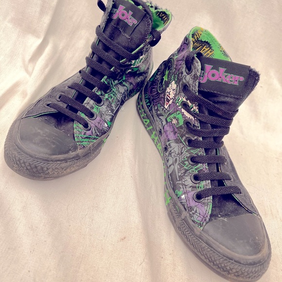 Converse Chuck Taylor All Stars Joker Batman DC Comics High Tops - Picture 2 of 13
